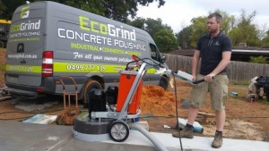 Eco Grind - cutting a small amount of the top layer