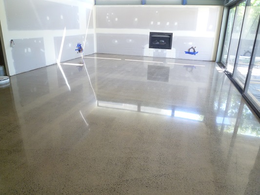 Polished Concrete Living Rooms