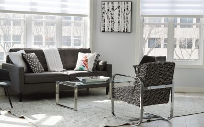Black Themed Lounge Rooms with Polished Concrete Floors – Make a Statement