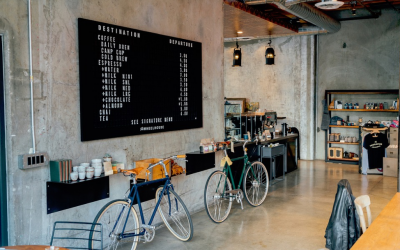 Polished concrete floors in cafes charm the coffee crowd