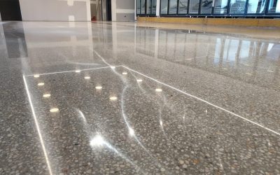 Full Exposure Mechanical Polished Concrete – Warragul Petrol Station