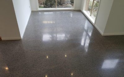 Charcoal Polished Concrete for Home or Business