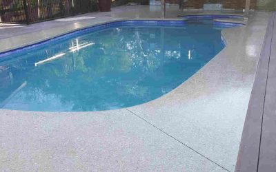 Polished Concrete Pool Coping Melbourne