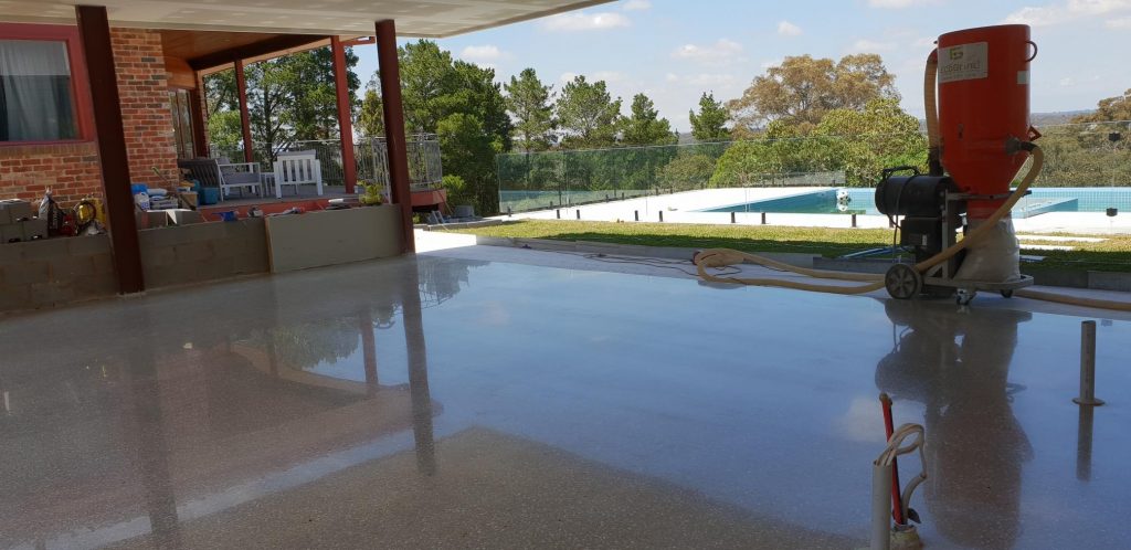 Eco Grind - Polished Concrete Patio Melbourne Polished Concrete Floors - Nangana