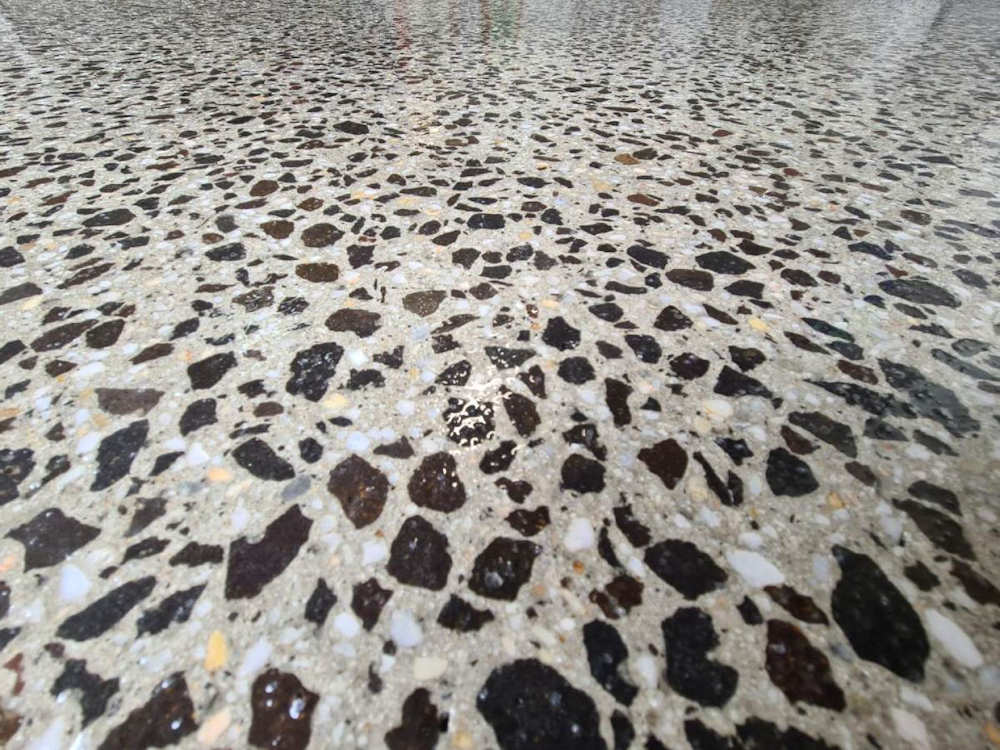 Non Slip Grind Seal Garage After garage floor