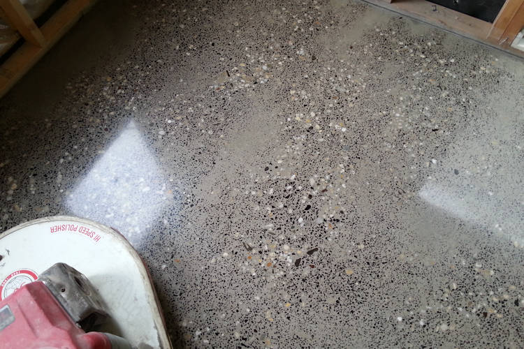 Honed Polished Concrete Floors Mechanical Polished Concrete Finishes High Gloss