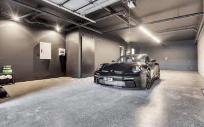 Latest Work polished concrete in garage