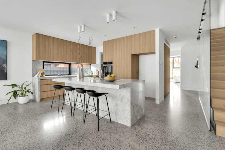 Ecogrind Polished Concrete in Kitchen bench tops 4 Polished Concrete in kitchen bench tops