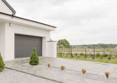 polished concrete driveway