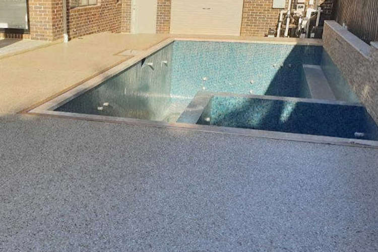 Polished Concrete Pool Surrounds 2 Polished Concrete Pool Surrounds