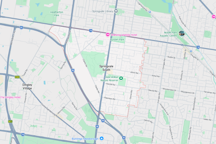 Springvale South Map Lyndhurst Polished Concrete Garage Floors