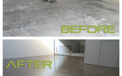 Concrete Polished Floors – Factory Workshop in Port Melbourne