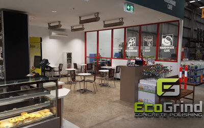 Bunnings – Polished Concrete Cafe and Grind & Seal Kitchen