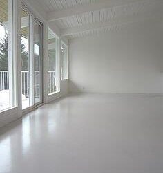 White Concrete Flooring