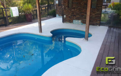 Polished Concrete Garden Landscaping